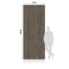 WPC Płyta Węglowa Dark Wood Mat 280x110