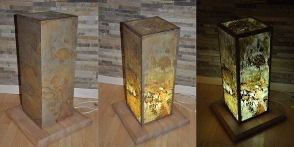 Kam'yanyy shpon Indian Autumn 122x61x0,2 sm Prozoriy