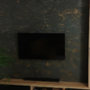 Кам'яний шпон Black Slate Gold 122x280x0,2 см