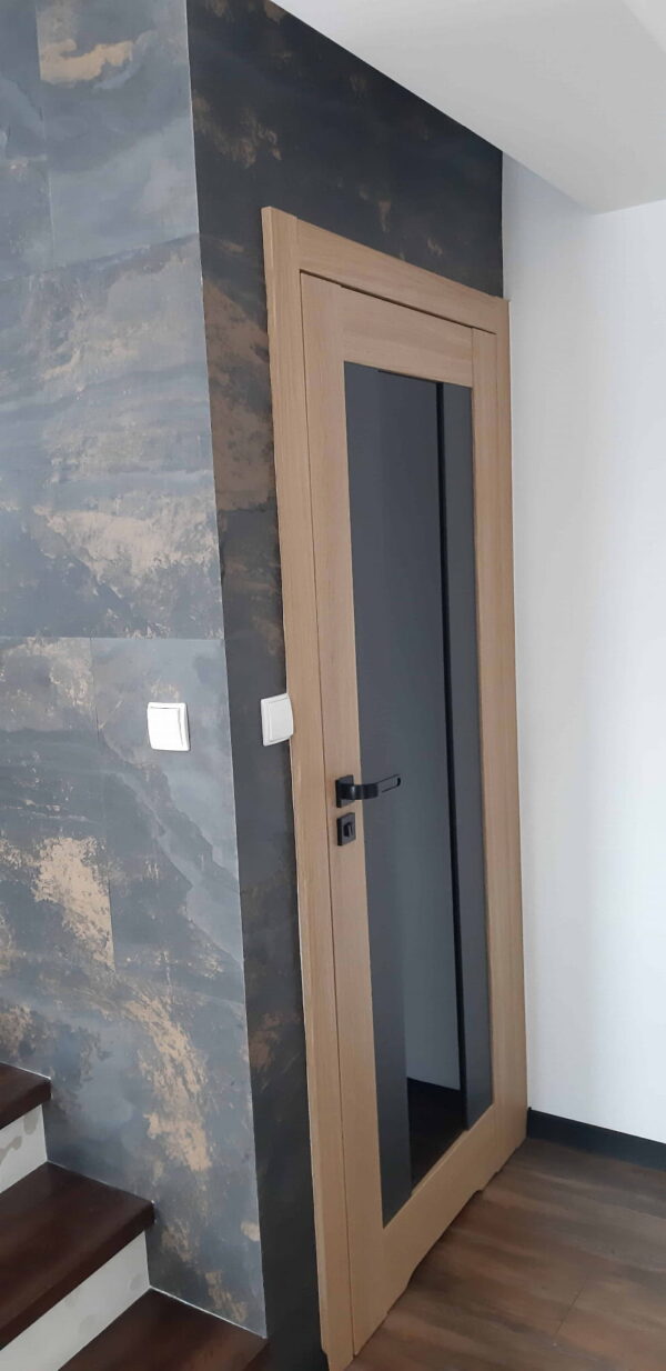 Кам'яний шпон Black Slate Gold 122x280x0,2 см