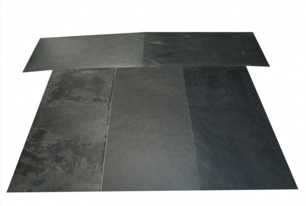 Кам'яний шпон Black Slate 122x61x0,2 см Самоклейний