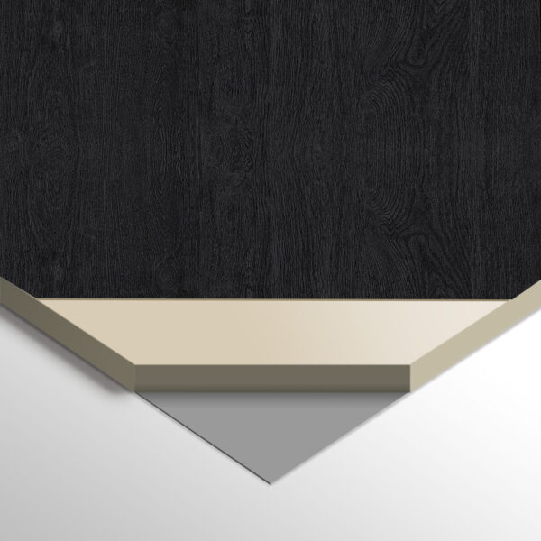 WPC Плита Вуглецева WPC BLACK WOOD 280x112 см