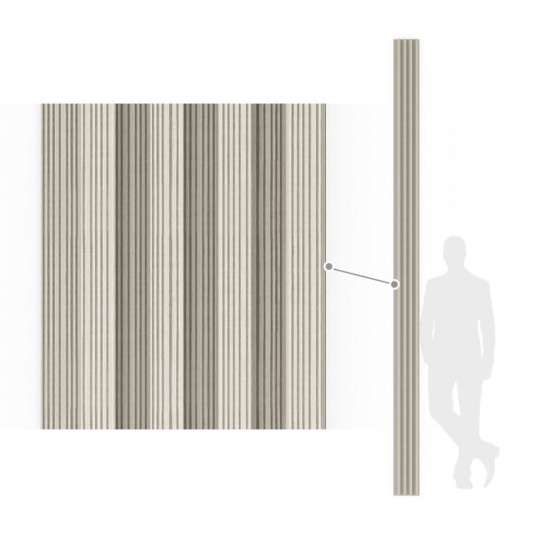 Ламелі Stripes 300x15,3x2,4 см