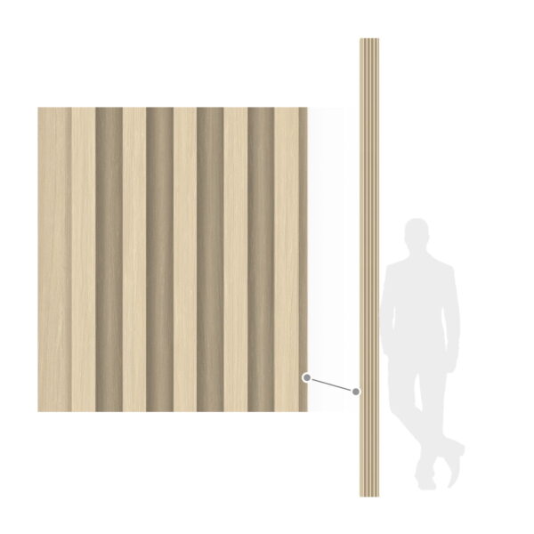 Ламелі Light Wood 300x11x1,8 см
