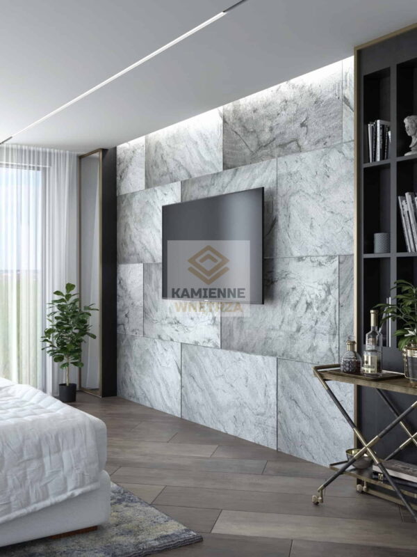 8060 Кам'яний шпон Silver Grey 122x61x0,2 см Прозорий