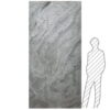 Кам'яний шпон Silver Grey 244x122x0,2 см Прозорий