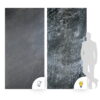 Кам'яний шпон Silver Grey 244x122x0,2 см Прозорий