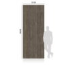 WPC Плита Вуглецева Dark Wood Матова 280x112 см FastClick