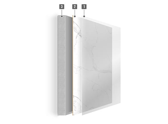 SPC Вуглецева плита Carrara Полірована 280x112x0,5 см