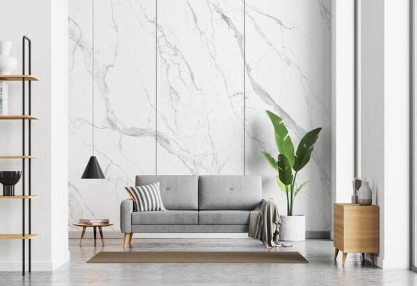 SPC Вуглецева плита Carrara Полірована 280x112x0,5 см