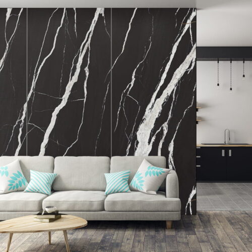 SPC Вуглецева плита Nero Полірована 280x112x0,5 см