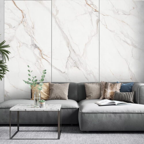 SPC Вуглецева плита Gold Vein Полірована 280x112x0,5 см