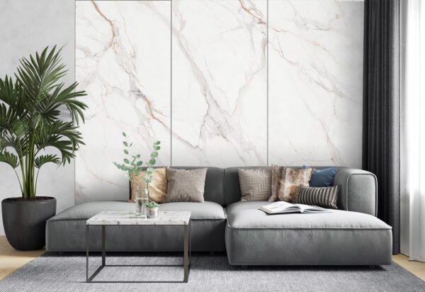 SPC Вуглецева плита Gold Vein Полірована 280x112x0,5 см