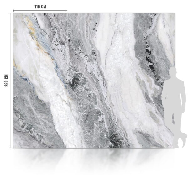 SPC Вуглецева плита Sea Foam Полірована 280x112x0,5 см