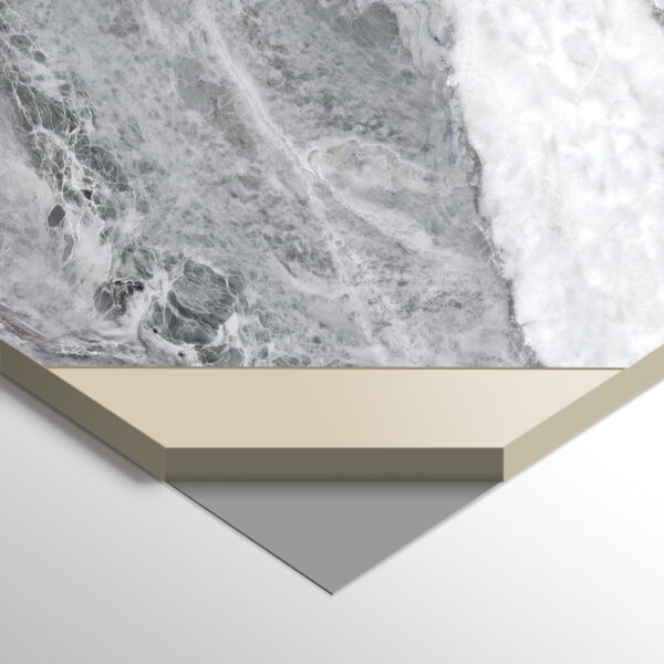 SPC Вуглецева плита Sea Foam Полірована 280x112x0,5 см