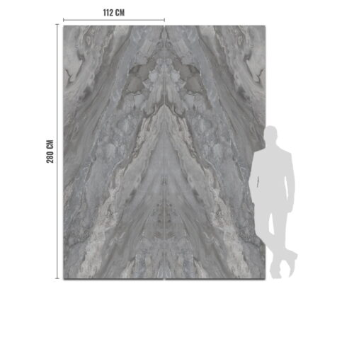 Płyta Węglowa WPC Grey Stone 280x112 cm Mirror 2 szt.
