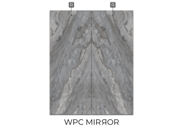 10124 Płyta Węglowa WPC Grey Stone 280x112 cm Mirror 2 szt.