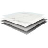Panel podłogowy SPC Marble White 60x60 cm