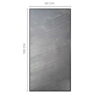Obraz z Forniru Kamiennego Line Black 120x60 cm